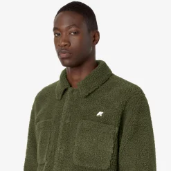 New K-Way CAMERON SHERPA POLAR Greenc-greenc