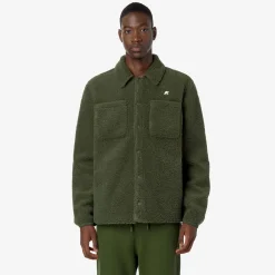 New K-Way CAMERON SHERPA POLAR Greenc-greenc