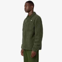 New K-Way CAMERON SHERPA POLAR Greenc-greenc