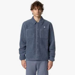 Hot K-Way CAMERON SHERPA POLAR Greybluea-greybluea