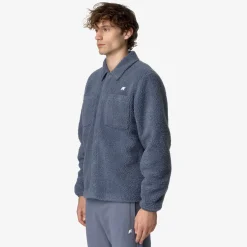 Hot K-Way CAMERON SHERPA POLAR Greybluea-greybluea