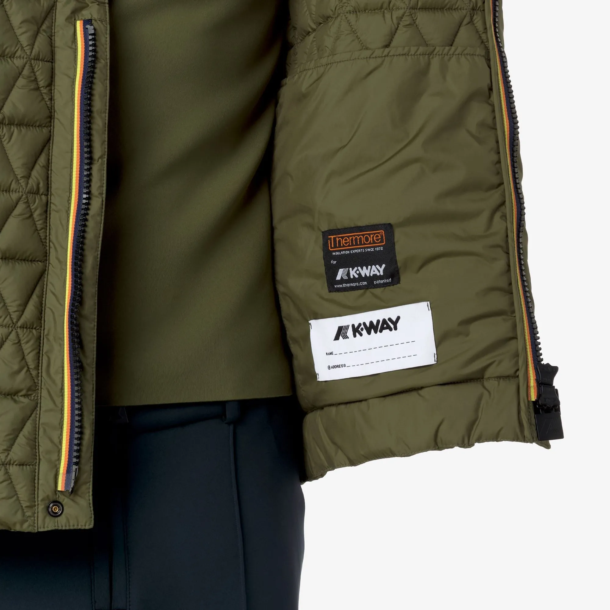 Hot K-Way CARDY TECH THERMO LIGHT Greenwinter