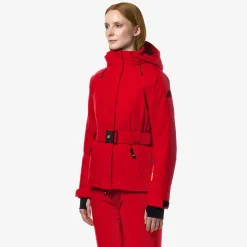 Outlet K-Way CHEVRIL MICRO TWILL 2 LAYERS Red