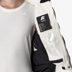 New K-Way CHEVRIL MICROTWILL 2L Whitegardenia