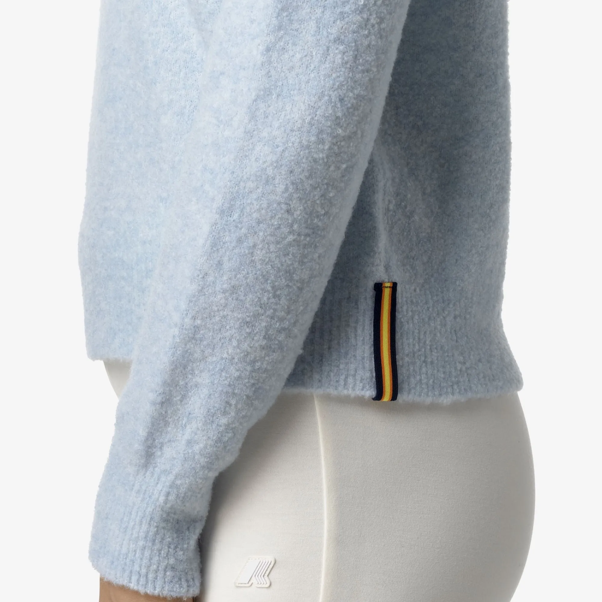 Sale K-Way CLARISSE WOOL MERINO BOUCLE Blueballad