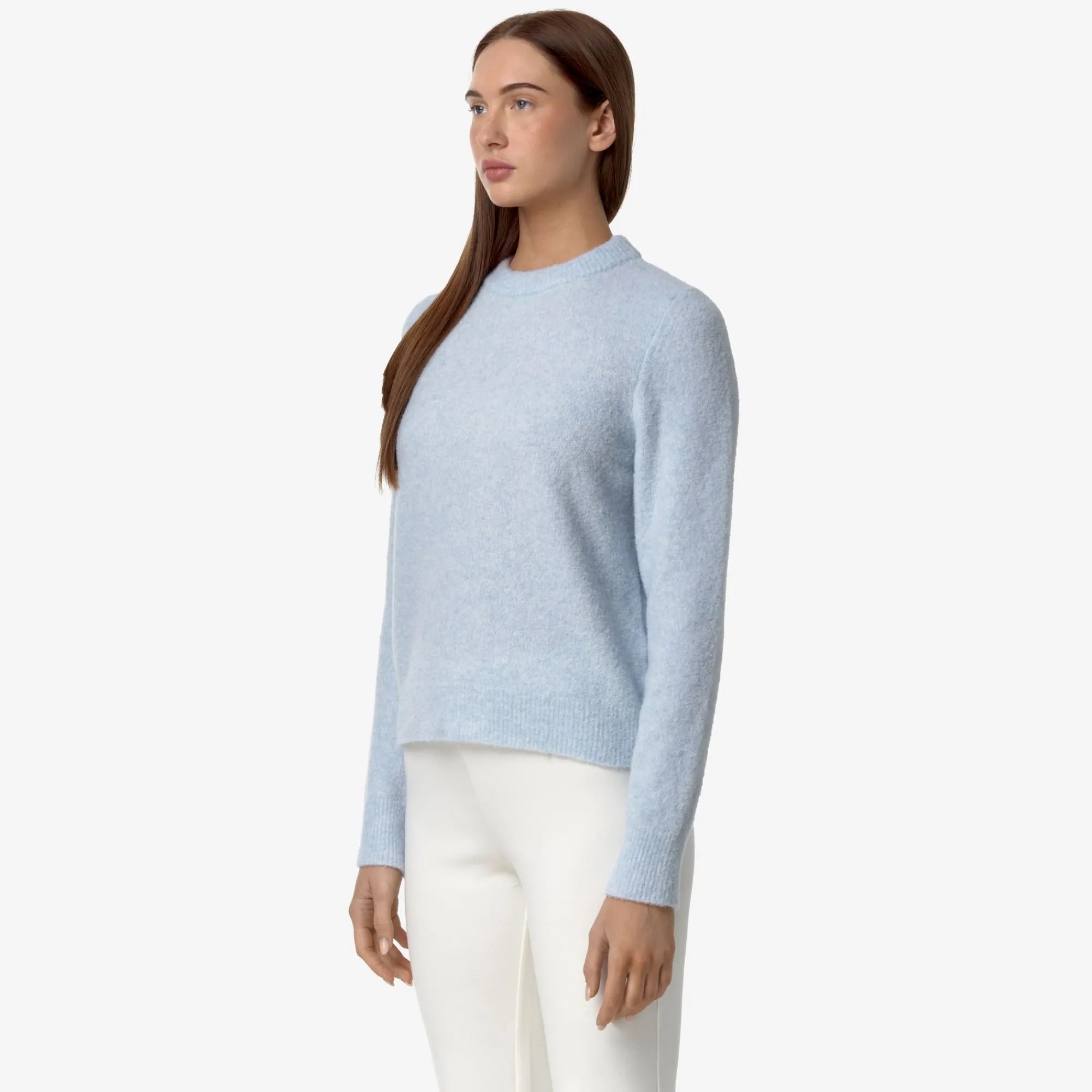 Sale K-Way CLARISSE WOOL MERINO BOUCLE Blueballad