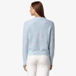 Sale K-Way CLARISSE WOOL MERINO BOUCLE Blueballad