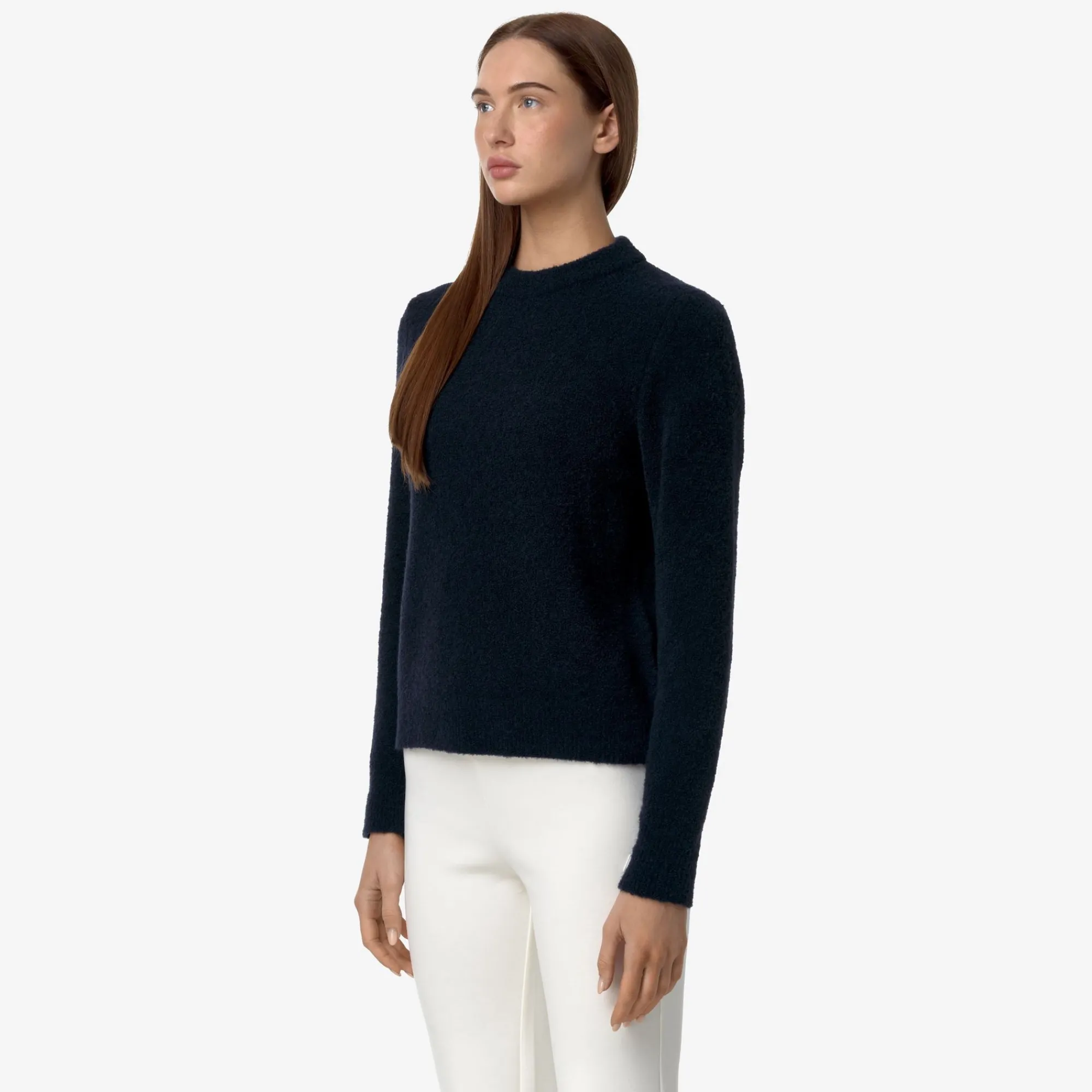 Sale K-Way CLARISSE WOOL MERINO BOUCLE Bluedepth