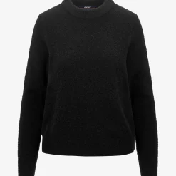 Online K-Way CLARISSE WOOL MERINO BOUCLE Blackgrey
