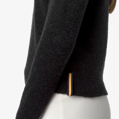 Online K-Way CLARISSE WOOL MERINO BOUCLE Blackgrey