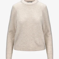 Outlet K-Way CLARISSE WOOL MERINO BOUCLE Beigemoonbeam
