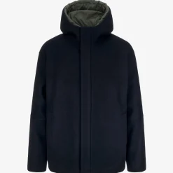 Hot K-Way CLAUDEL WOOLMARK Bluedepth-greenblackish