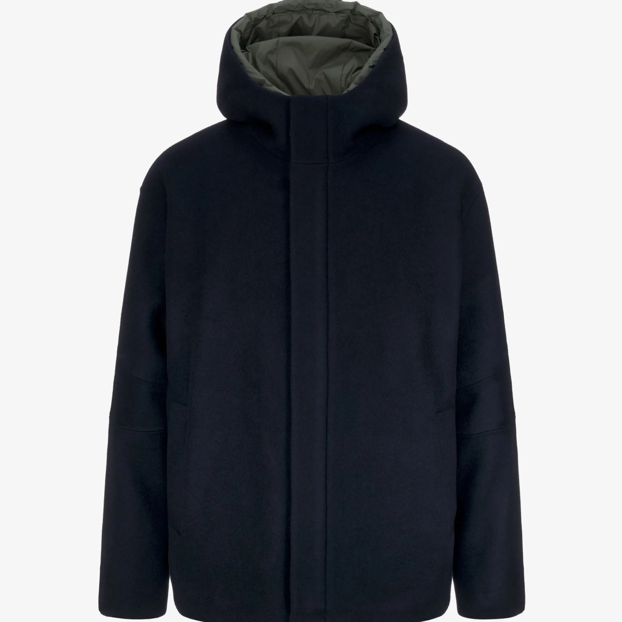 Hot K-Way CLAUDEL WOOLMARK Bluedepth-greenblackish