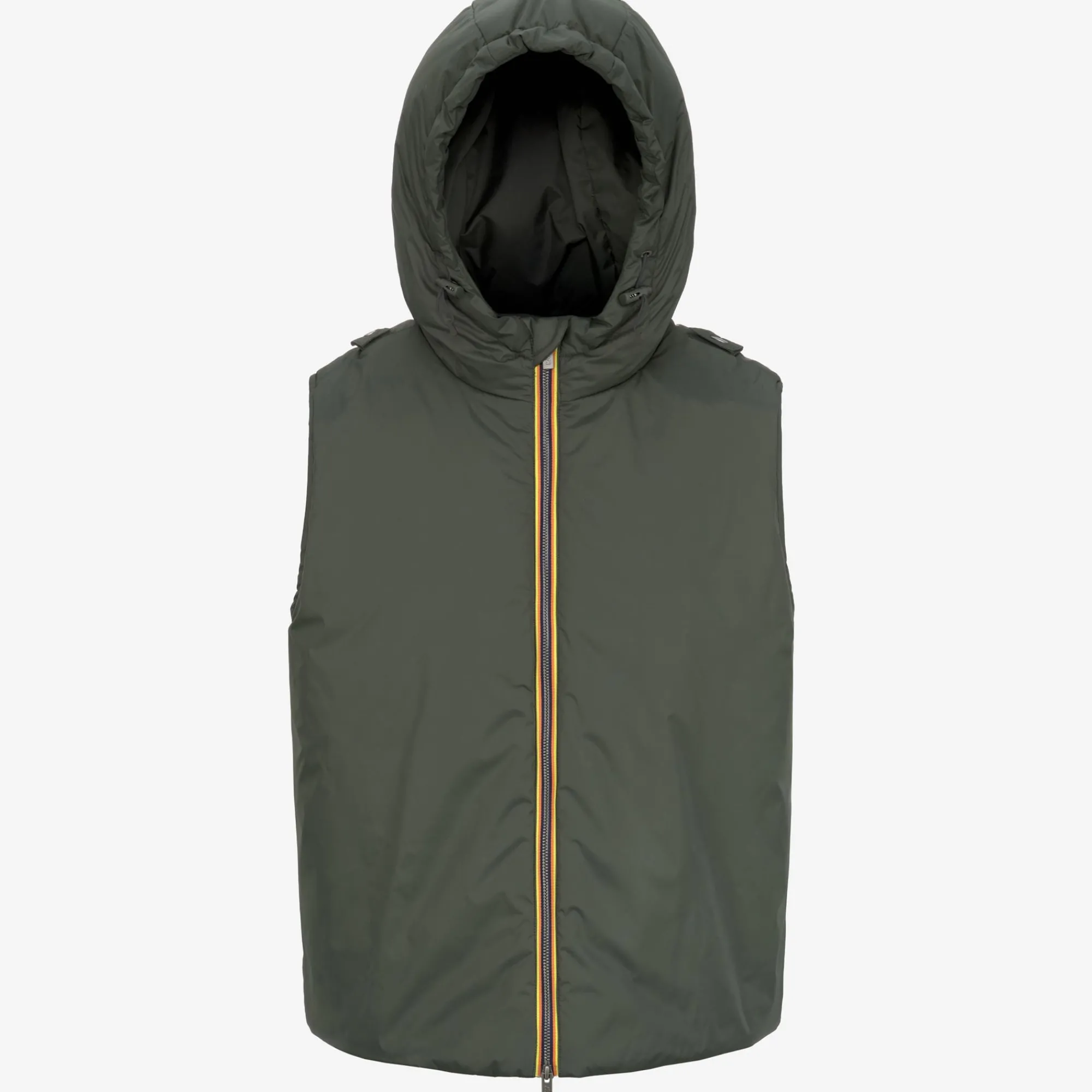 Hot K-Way CLAUDEL WOOLMARK Bluedepth-greenblackish