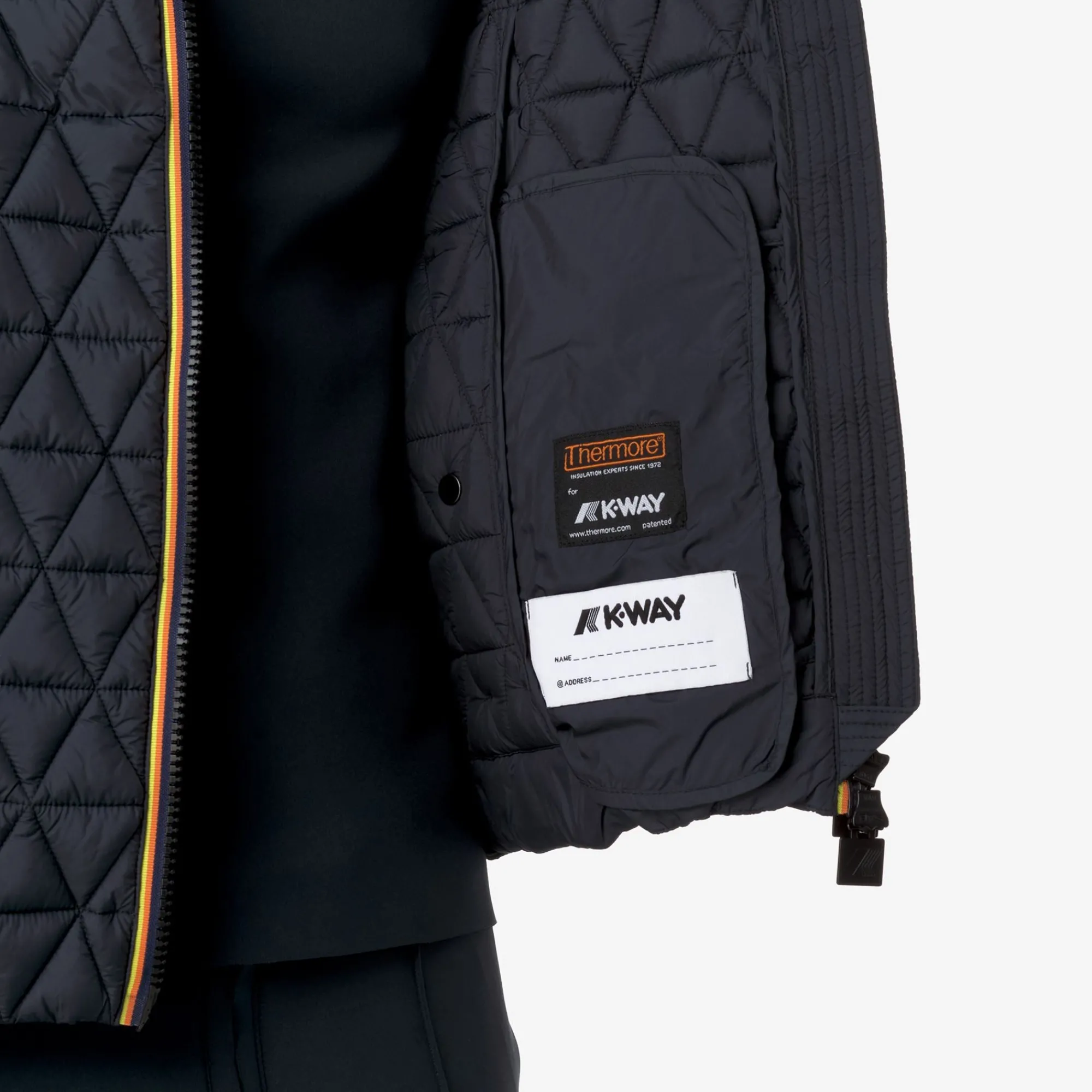 Best K-Way CLAUDER TECH THERMO LIGHT Blackash