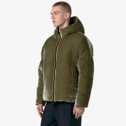 Best K-Way CLAUDER VELVET THERMO REVERSIBLE Greenwinter
