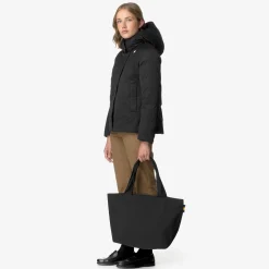 Outlet K-Way CLERE TWILL Blackpure-natural