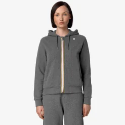 Clearance K-Way DELINE FLEECE PEACH Greymdmel