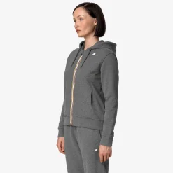 Clearance K-Way DELINE FLEECE PEACH Greymdmel