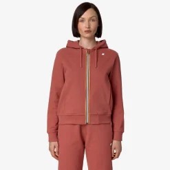 Outlet K-Way DELINE FLEECE PEACH Pinkcedar
