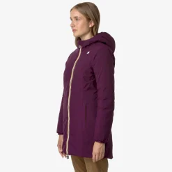 K-Way DENISE ST THERMO REVERSIBLE Violetdkp-browng