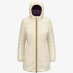 New K-Way DENISE ST THERMO REVERSIBLE Beigee-violetp