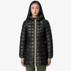 K-Way DENISE ST THERMO REVERSIBLE Greenc-blackp