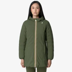 K-Way DENISE ST THERMO REVERSIBLE Greenc-blackp
