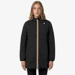 Best K-Way DENISE ST THERMO REVERSIBLE Blackp-greenc