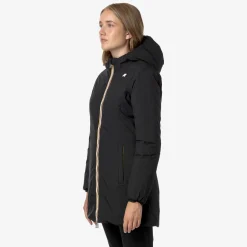 Best K-Way DENISE ST THERMO REVERSIBLE Blackp-greenc