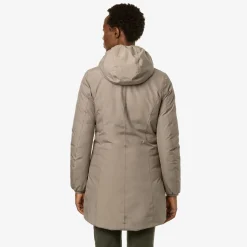 Online K-Way DENISE ST THERMO REVERSIBLE Beiget-beigee
