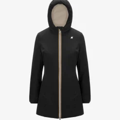 Best K-Way DENISE ST WARM REVERSIBLE Blackp-beigeg