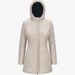 Best K-Way DENISE ST WARM REVERSIBLE Blackp-beigeg