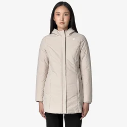 Best K-Way DENISE ST WARM REVERSIBLE Blackp-beigeg