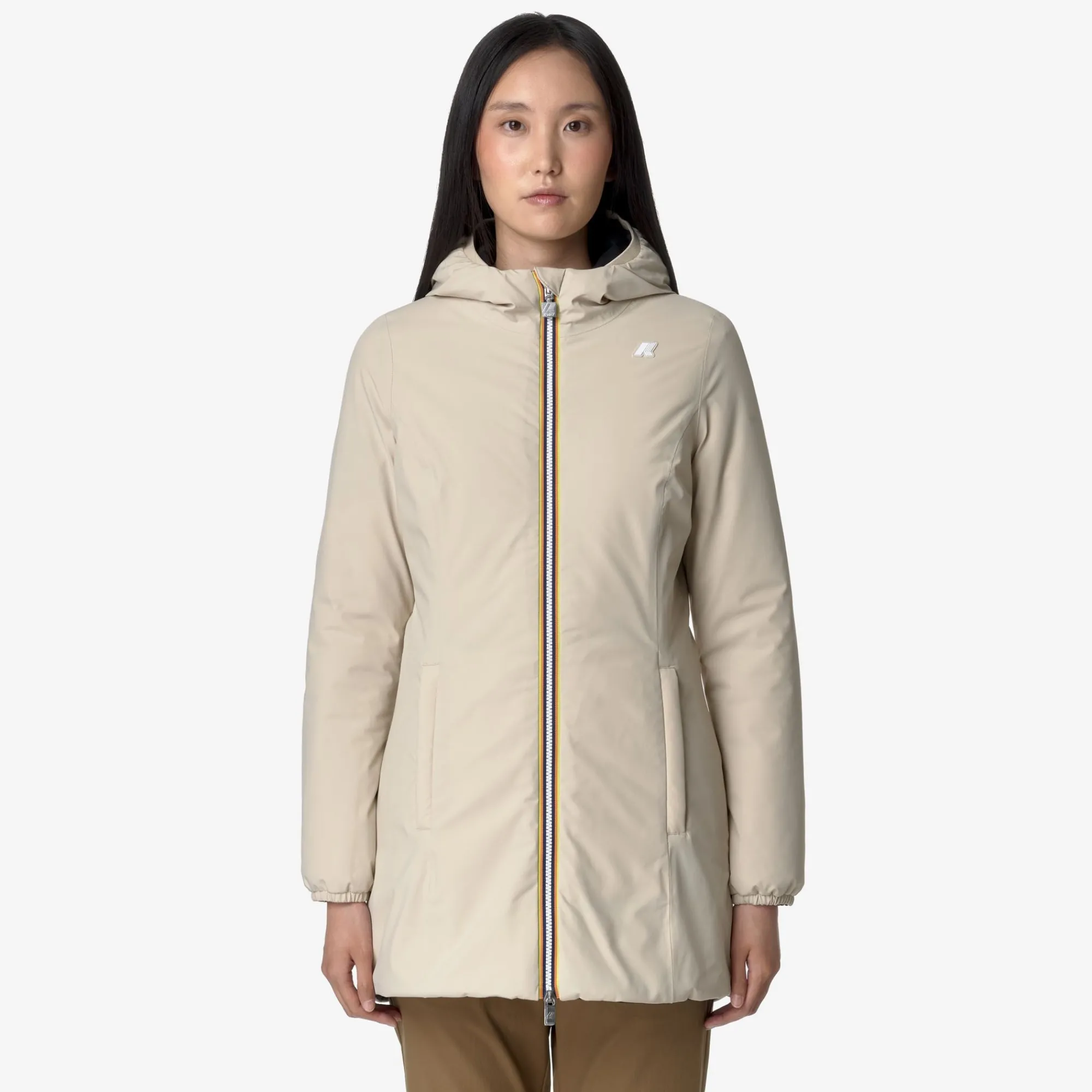 Best K-Way DENISE ST WARM REVERSIBLE Beigeg-blackp