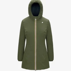 Outlet K-Way DENISE ST WARM REVERSIBLE Greenc-blued