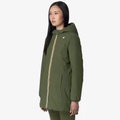 Outlet K-Way DENISE ST WARM REVERSIBLE Greenc-blued