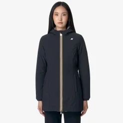 Outlet K-Way DENISE ST WARM REVERSIBLE Bluedepth-beigegrey