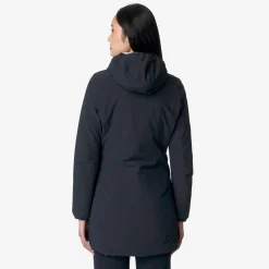 Outlet K-Way DENISE ST WARM REVERSIBLE Bluedepth-beigegrey