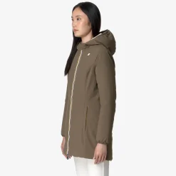Outlet K-Way DENISE ST WARM REVERSIBLE Browng-pinkt