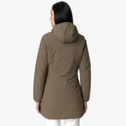 Outlet K-Way DENISE ST WARM REVERSIBLE Browng-pinkt