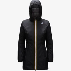 K-Way DENISE THERMO PLUS.2 REVERSIBLE Blackpure-greymdsteel