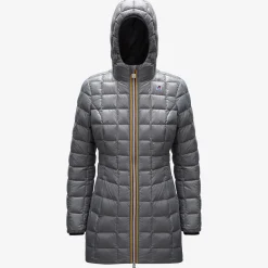 K-Way DENISE THERMO PLUS.2 REVERSIBLE Blackpure-greymdsteel