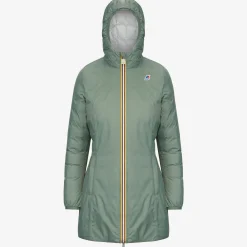 Sale K-Way DENISE THERMO PLUS.2 REVERSIBLE Greenlaurel-greylt