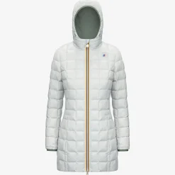 Sale K-Way DENISE THERMO PLUS.2 REVERSIBLE Greenlaurel-greylt