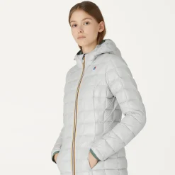 Sale K-Way DENISE THERMO PLUS.2 REVERSIBLE Greenlaurel-greylt