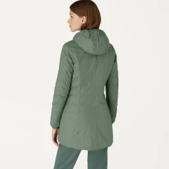Sale K-Way DENISE THERMO PLUS.2 REVERSIBLE Greenlaurel-greylt