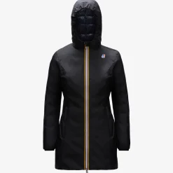 Outlet K-Way DENISE THERMO PLUS.2 REVERSIBLE Blackpure-bluedepth