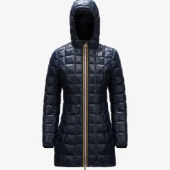 Outlet K-Way DENISE THERMO PLUS.2 REVERSIBLE Blackpure-bluedepth