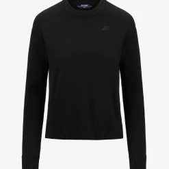Sale K-Way DOMITINE COTTON CASHMERE Blackpure
